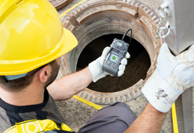 Entering and working in confined spaces with high risk rating